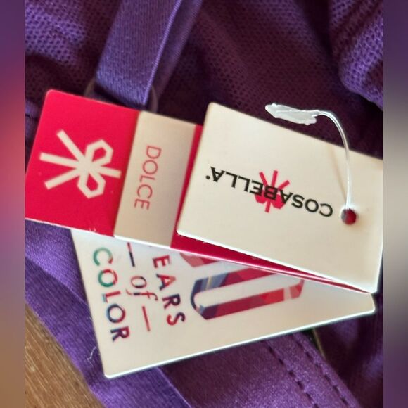 COSABELLA DOLCE BRA BRALETTE IN SWEET GRAPE NWT SIZE LARGE - Picture 7 of 8